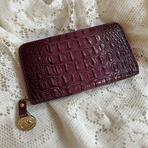 Vintage Brahmin burgundy Wallet
